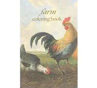 Sunny Meadows & Happy Animals: Relaxing Farm Coloring Book for All Ages