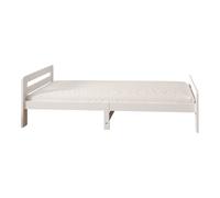 Sunny Olla Lit enfant, en Bois, Blanc | Lit simple pour enfants - Sans matelas - 205,5 x 98 x 61 cm | Pour matelas de dimensions : 90 x 200 cm
