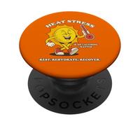 Sunny Safe, Le Stress Thermique n'est Pas Une Question de Rire PopSockets PopGrip Adhésif