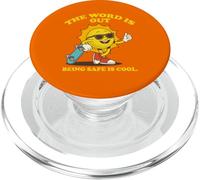 Sunny Safe, The Word is Out Being Safe is Cool. PopSockets PopGrip pour MagSafe