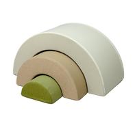 Sunny Seli Rainbow Parcours Motricité Pour Bébé, Beige | Soft Play 3 Pièces, Blocs De Construction En Mousse, Arc-En-Ciel, Mousse Epe | À Partir De 12 Mois - Dimensions 91,4 X 40,6 X 45,7 Cm
