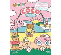 Nathan Stickers Sunny & ses amis – Cocoplage – épais, repositionnables et lavables