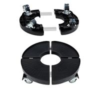 Sunny Tree Chariot pour plantes de qualité supérieure avec roulettes à 360 degrés pour une grande capacité de charge jusqu'à 300 kg, rond, réglable de 30 à 50 cm de diamètre