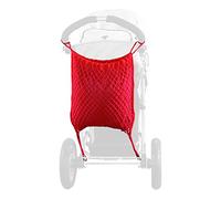 sunnybaby 12176 Filet de courses universel pour poussette avec brise-vue/doublure intérieure pratique, fermeture d'ancrage universelle, couleur : rouge, fabriqué en Allemagne