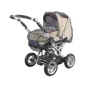 SUNNYBABY Moustiquaire pour poussette fermée noir