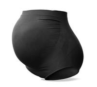 SUNNYBUY Culotte de maternité Taille Haute sans Couture pour Femme, Noir, X-Large