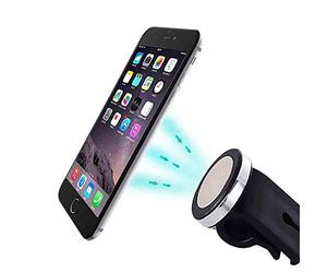 SunnyClover Support magnétique pour téléphone portable universel pour climatiseur et grille d'aération Noir