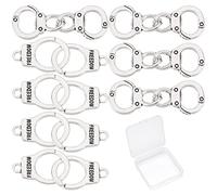 SUNNYCLUE 1 Boîte 40 Pcs 2 Style Antique Argent Menottes Liberté Charmes Style Tibétain Alliage Connecteur Charmes Pendentifs pour la Fabrication de Bijoux Bracelets de Charme Collier Résultats Access