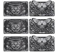 SUNNYCLUE 1 boîte de 10 breloques de divination Ouijas sur le thème du tarot, carte magique, gothique, chat, amulette mystérieuse pour la fabrication de bijoux, porte-clés, colliers, accessoires