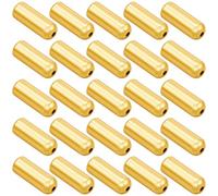 SUNNYCLUE 1 boîte de 100 embouts D'Épingle en Métal Capuchons D'Épingle en Laiton Doré Petits Fermoirs de Sécurité Bouchons de Fixation avec Intérieur en Caoutchouc pour la Fabrication de Bijoux et de