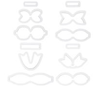 SUNNYCLUE 1 boîte de 12 emporte Pièces pour Bijoux en Argile Polymère en Plastique de Taille Moyenne pour Boucles D'Oreilles Nœud Papillon Moules Ensembles D'Emporte Pièces pour la Fabrication de Bijo