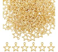 SUNNYCLUE 1 boîte de 200 mini Breloques Étoiles Dorées en Vrac en Alliage Spécial Classique de Style Tibétain pour la Fabrication de Bijoux, Fournitures de Breloques, Colliers, Bracelets, Boucles D'Or