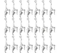 SUNNYCLUE 1 boîte de 80 breloques gymnaste en alliage de style tibétain pour la fabrication de bijoux, bracelets, colliers, boucles d'oreilles