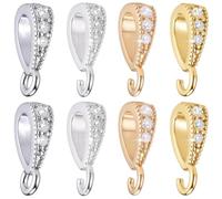 SUNNYCLUE 16 pièces fermoirs à Pince Clips à Pince fermoirs pour pendentifs