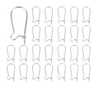 SUNNYCLUE 1Boîte 150PIÈCES 20mm Acier Inoxydable Crochet Boucle d'oreille Components d'oreille Rein Fil Crochet Boucle Résultats pour la Fabrication Bijoux Fils '