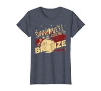 Sunnydale_X27_S Le Classique du Bronze T-Shirt, Femme, Bleu Chiné, XS