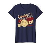 Sunnydale_X27_S Le Classique du Bronze T-Shirt, Femme, Bleu Marine, XS