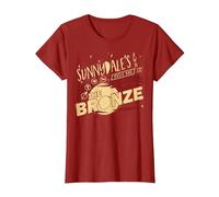 Sunnydale_X27_S Le Classique du Bronze T-Shirt, Femme, Canneberge, XXL