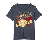 Sunnydale_X27_S Le Classique du Bronze T-Shirt, Femme Grandes Tailles, Bleu Chiné, 4X
