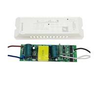 SunnyGator 2.4G App LED Pilote 600mA-3000mA 24V Sortie Tension constante 2Pin Bicolore parallèle LED Bande Alimentation 110V 220V GM-LXTM-F (Color : DC22-30V-1800mA, Size : AC180-265V)