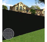 Sunnyglade - Clôture en maille résistante pour mur de jardin, cour ou jardin, 1,5 x 15 m, noir