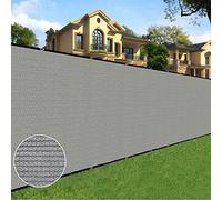Sunnyglade - Clôture en maille résistante pour mur de jardin, cour ou jardin, 1,8 x 15 m, gris