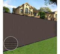 Sunnyglade - Clôture en maille résistante pour mur de jardin, cour ou jardin, 1,8 x 15 m, marron