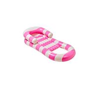 SUNNYLIFE Laze & Lounge Float - Pool Party Magenta Stripe rose