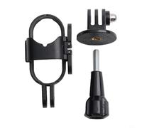 Sunnylife Support adaptateur pour Insta360 GO 3S Design pliable et compatible avec support magnétique pour tour de cou, support de visière et trépieds (Noir)