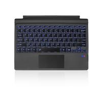 Sunnymark Clavier sans fil rétroéclairé 7 couleurs pour Microsoft SurfacePro 7+/6/5/4/3, design ultra fin avec fixation magnétique puissante