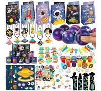 SunnyMemory 230 Pièces Anniversaire Fête Faveurs, Cadeaux Astronautes, Pinata Espacial