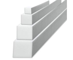 Sunnypillow Bande de Mousse Extension de Matelas en Mousse Tapissière - Rembourrage 10 x 12 x 200 cm RG 25/44 - Rallonge de Matelas en Mousse pour Rembourrage - Compensation de Matelas