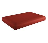 sunnypillow Coussin Assise pour Canapé Palette Intérieur/Extérieur Siège - 120 x 80 x 15 cm - plusieures Tailles et Couleurs à Choisir Coussin Matelas en Mousse - Rouge