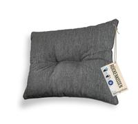 sunnypillow Coussin de Jardin pour Chaise Fauteuil Rotin - Dossier Anti UV - Extérieur Impermeable - Coussin de Sol idéal pour Balcon, Terrasse - 50 x 40 x 12 cm - Anthracyt