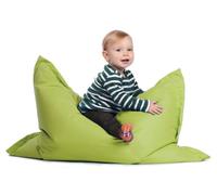 sunnypillow Pouf Poire rectangulaire 100 x 70cm avec Billes de polystyrène intérieure extérieur Fauteuil poir avec Rembourrage Perles EPS Housse Amovible