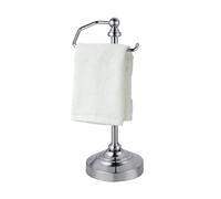 SunnyPoint Porte-serviettes lesté de luxe sur pied pour comptoir Nickel satiné