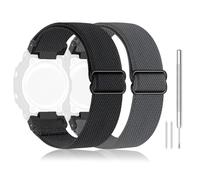 Sunnyson Lot de 2 bracelets de montre extensibles en nylon compatibles avec Casio G-Shock DW-5600/8900/GWM5610 - Bracelets de rechange élastiques et souples pour montre Casio GA-100/GA-100C/GA-300