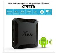 SUNNZO X96Q 1Go + 8Go Android 10.0 Smart TV Box, Chipset H313 Quad-Core A53 64 Bits, H265 4K 60FPS, HDR, Netflix, 4K 60fps