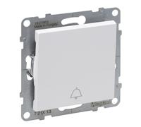SUNO 2 MODULES BLANC BOUTON POUSSOIR "SONNETTE" PINCES 721113