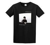 SuNo Leonard Cohen You Want It Darker Album Organic Cotton Popularity Body Sculpting Street T-Shirt Black XL