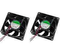 Sunon EE80251BX-A99 Ventilateur 12 V CC 1,8 W 80 x 80 x 25 mm 76,4 m³/h 76,4 m³/h (Lot de 2)