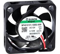 Sunon EF40101B1-1000U-A99 Ventilateur axial 12 V/DC 13.58 m³/h (L x l x H) 10 x 40 x 40 mm