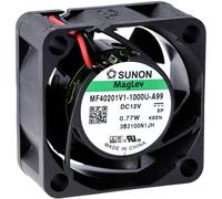 Sunon MF40202VX-1000U-A99 Ventilateur axial 24 V/DC 18.34 m³/h (L x l x H) 20 x 40 x 40 mm