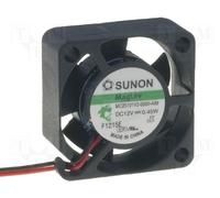 Sunon Ventilateur 25 x 25 x 10 mm MF25101V2-A99 DC 12 V 9600 tr/min 16 dBA Roulement vapo 2 fils