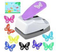 SUNOYA Perforatrice de Papier Ppapillon, Perforatrice Scrapbooking Poinçon Fait Main Trou Perforateur Papier pour DIY Scrapbooking Album Photo Étiquettes Cadeaux