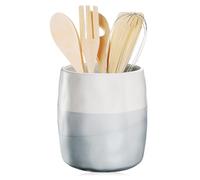 SUNOYA Porte Ustensiles de Cuisine en Céramique , Rangement Ustensiles Cuisine, Porte Ustensiles Cuisine, Design Classique, pour Ustensiles de Cuisine pour Cuillères, Fourchettes