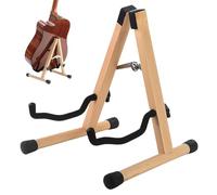 SUNOYA Support de guitare en bois, universel, réglable, pliable, cadre en A, pour guitare acoustique, basse, violoncelle, ukulélé