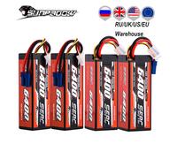 SUNPADOW 2S 3S 4S batterie Lipo pour 6400mAh 7.4V 11.1 EC5 prise 100C pour voiture RC avion DJI camion réservoir Buggy modèles de bateaux de course 2 pièces 6400-2S100C-T-2pcs