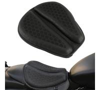 SUNPIE Coussin de siège de moto en gel pliable avec coussinets de soulagement de la pression pour moto, respirant et absorbant les chocs, grand coussin de siège léger pour les longs trajets (taille L)
