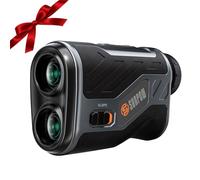 SUNPOW Télémètre de Golf avec Compensation de Pente, Laser Haute Précision, Portée 1200 Yards, Grossissement 7X, Verrouillage de Drapeau Vibration, Rechargeable, Bande Magnétique.